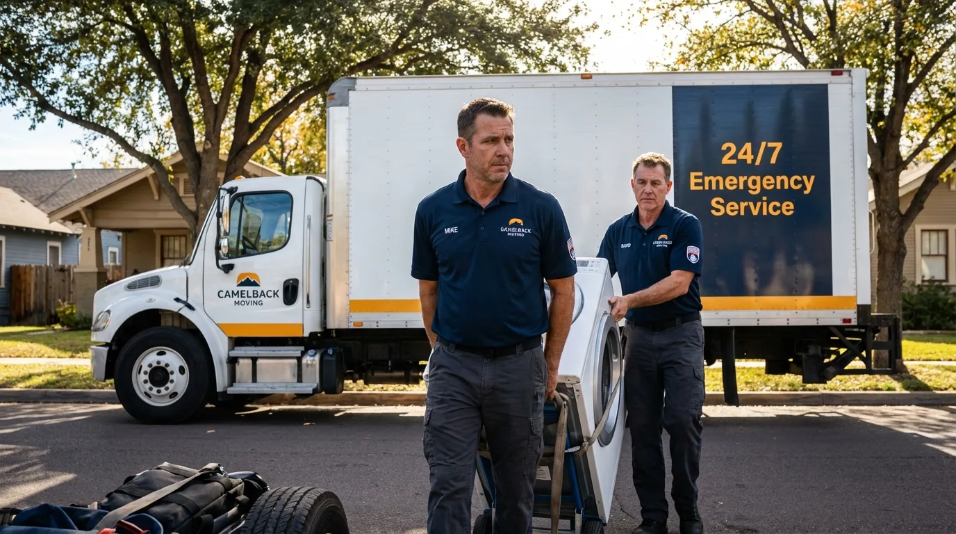CamelBack Moving crew loading furniture in Clemson, SC