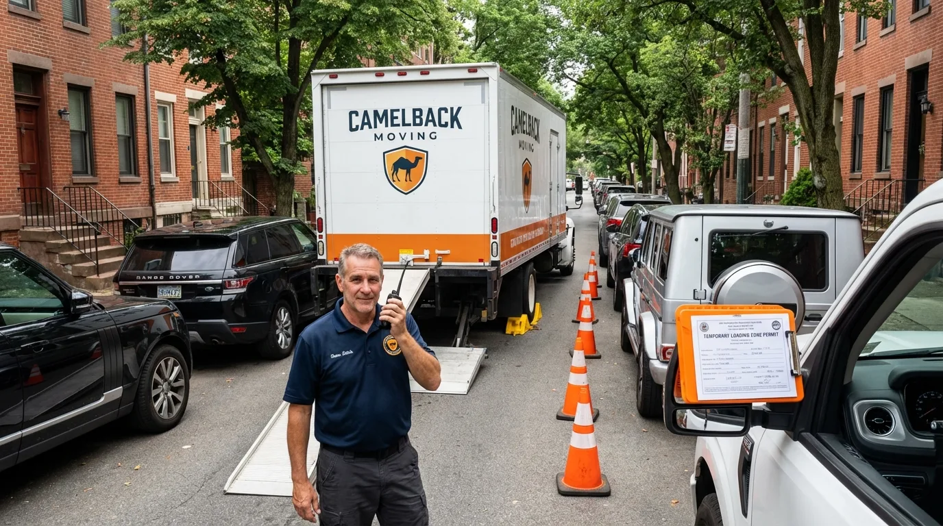 City street loading permit setup in Clemson, SC